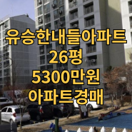 청주시 유승한내들아파트 2021타경6405[3] 무갭투자가능
