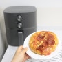 에어프라이어요리 페퍼로니 피자 만들기