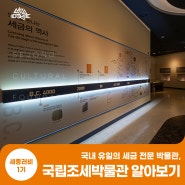 [세종러비] 국내 유일의 세금 전문 박물관, 국립조세박물관 알아보기