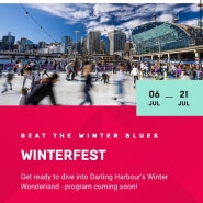 [호주여행] 호주 시드니 달링하버 겨울 축제 알아보기