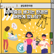 [분당강박증]강박증이 생기는 환경은 어떤 게 있나요?