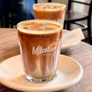 한강진역 카페 한남동 마일스톤 커피 로스터스 Milestone coffee