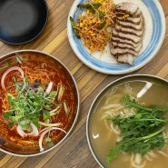 불티 - 수원시청 인계동 혼밥 직장인 맛집 가성비, 만원으로 칼국수와 보쌈 먹기