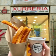 츄레리아, 바르셀로나 가볼만한 곳 고딕지구 츄러스 맛집, 핫초코, 메뉴, 가격 정보, Xurreria