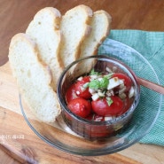 방울토마토 마리네이드 만들기 토마토 절임 샐러드 만드는 법 남은 토마토 처리하기