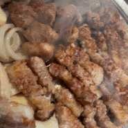 풍암동 고깃집 추천 샵돼일리 풍암점에서 맛있게 먹은 칼집삼겹살과 목살