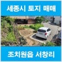 조치원읍 서창리 세종시 토지 매매 세종 조치원 소액 땅