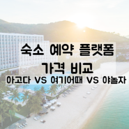 [숙소예약비교] 아고다 vs 야놀자 vs 여기어때 (feat. 아고다 플래티넘 혜택)