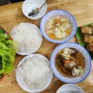 호치민 1군 비텍스코타워 분짜맛집 Bun Cha Ho Guom(분짜호금)