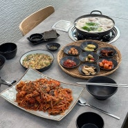 부산 아구찜 맛집 단체 룸 있는 식당, 정관 유명한 동태탕 아구찜.