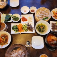 진주혁신밥집 평거식당 진주보리밥 한식 녹두빈대떡