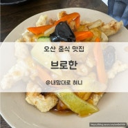 오산 중식 맛집, 브로한 간단 리뷰
