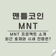 맨틀코인 시세 전망 및 MNT 프로젝트, 최근 호재는?