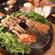 둔산동 맛집 만재네 식당 대전시청점에서 삼겹살 저녁식사