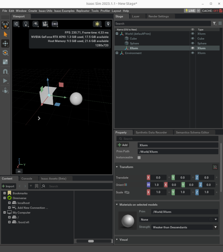 NVIDIA Omniverse Isaac Sim 튜토리얼 1.1 Isaac Sim Interface : 네이버 블로그