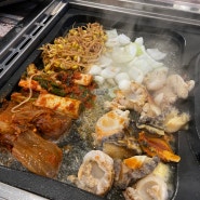 신제주 연동 흑돼지 맛집 해품돈 해산물과 함께 먹는 흑돼지