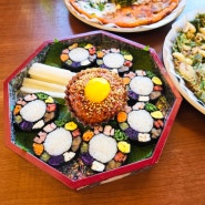 전주 한옥마을 술집 필수코스가 된 보석육회김밥