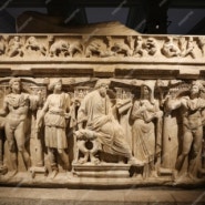 이스탄불 고고학 박물관의 석관
