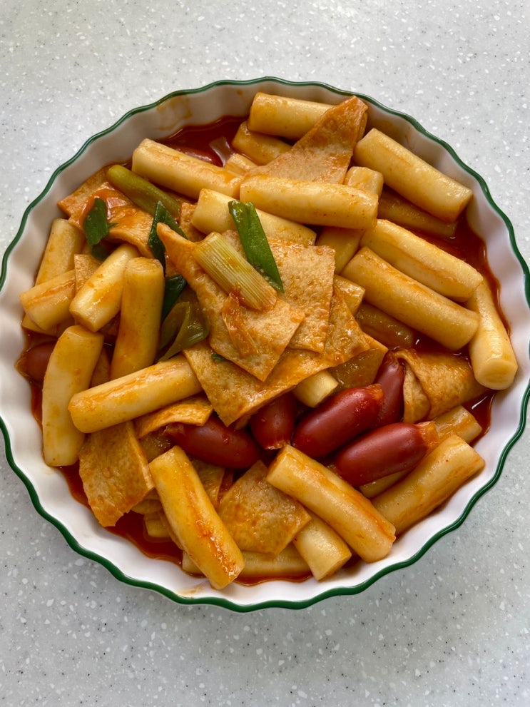 집에서 만드는 밀떡 어묵 떡볶이 만들기 : 네이버 블로그