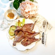 양갈비 코스트코 프렌치랙 보다 도톰하고 맛있는 고운담 양갈비 숄더랙 프라이팬에 구운 방법