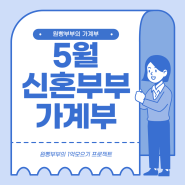 [5월가계부] 신혼부부 5월 가계부 정산 (feat ; 구채희가계부)