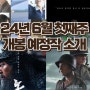 24년 6월 첫째 주 개봉 예정영화 - 현충일 재개봉작부터 원더랜드, 나쁜 녀석들까지