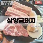 삼양해수욕장맛집 삼양금돼지 흑돼지 근고기