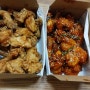 인천 도화동에 제일시장 안에 있는 경상도닭집의 후라이드치킨&닭강정