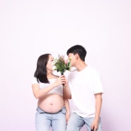 임신기록(29주 셀프 만삭 사진)