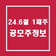 2024년 6월 첫째 주 공모주 일정 총정리 (feat. 그리드위즈, 디비금융제12호스펙, 라메디텍)