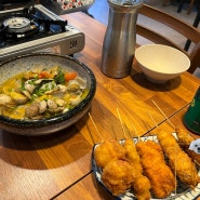 [동탄이자카야 추천] 동탄 일본식 꼬치구이 맛집 <요이요이>에서 모듬쿠시카츠, 바지락토마토술찜 먹었어요!