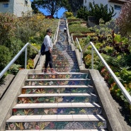 [San Francisco] 정성이 한가득 아름다운 모자이크 계단과 태평양 바다가 보이는 뷰를 찾아 온 선셋 디스트릭트, Mosaic Stairways at 16th Avenue