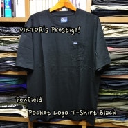 펜필드 포켓 로고 티셔츠 블랙 (Penfield Pocket Logo T-Shirt Black)