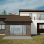 30평대 포치 현관과 탄화목 포인트 주택 설계