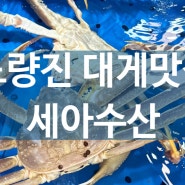 노량진 수산시장 대게 맛집 세아수산은 활어회도 같이 즐겨요~