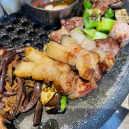 명지맛집:) 제주 흑돼지 숯불구이 명지고기집 오름