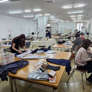 김석한 #패션아카데미교실 테일러드자켓만들기 기초과정