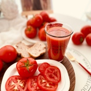 완숙 토마토 5kg 익혀먹기 삶기 이유 유럽 토마토주스 스프 퓨레 만들기 아침 쥬스 만드는법