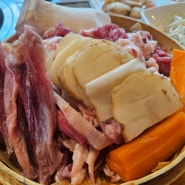 명지 행복마을 맛집 돈오리 : 부드러운 생오리가 맛있었던 곳
