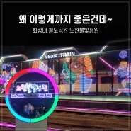 서울 야간 산책 명소 화랑대 철도공원 노원불빛정원 가족 데이트
