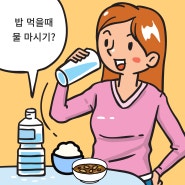 밥 먹을때 물 마시기 금지, 하루 물 2리터 마시기 정말일까요?
