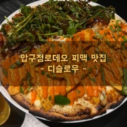 [디슬로우]강남 압구정로데오 피자 맛집