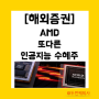 숨어있는 인공지능 관련주 AMD 주식 주가 총정리