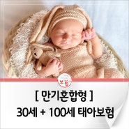 [만기혼합형] 30세 + 100세만기 태아보험 (2024년 6월)