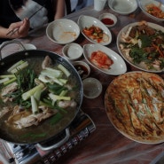 계곡근처 안양예술공원 맛집 푸짐한 영양백숙의 자연식당
