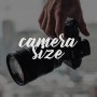카메라 렌즈 사이즈 비교 camerasize.com