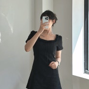 카리나 수지 원피스 낫유어로즈 원피스 단델리온 블랙 후기, 사이즈팁(168cm 58kg)