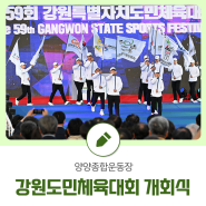 제59회 강원도민체육대회 개회식