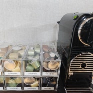 다이소 품절템 커피원두분쇄기 미니캐리어 서랍형 투명정리함