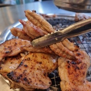 진해닭갈비 맛집 계막장 숯불 닭돼지특수부위 구이 전문점 신항맛집